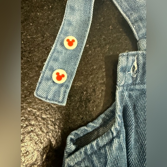 Disney Baby Mickey Mouse Denim Romper | Size 3-6 Months | NWT - Picture 8 of 9